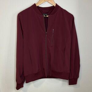 Banana Republic Deep Red Bomber Jacket